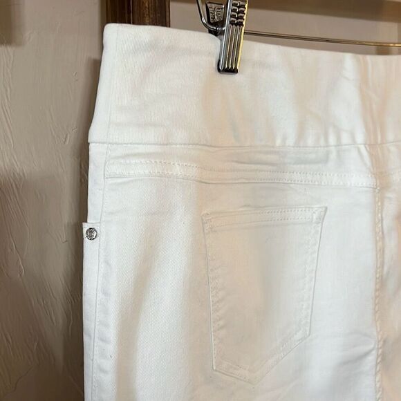 S.C. & CO. Tummy Control Pull-On Skort Stretch Under Shorts White Sz XXL Pockets - Picture 9 of 16